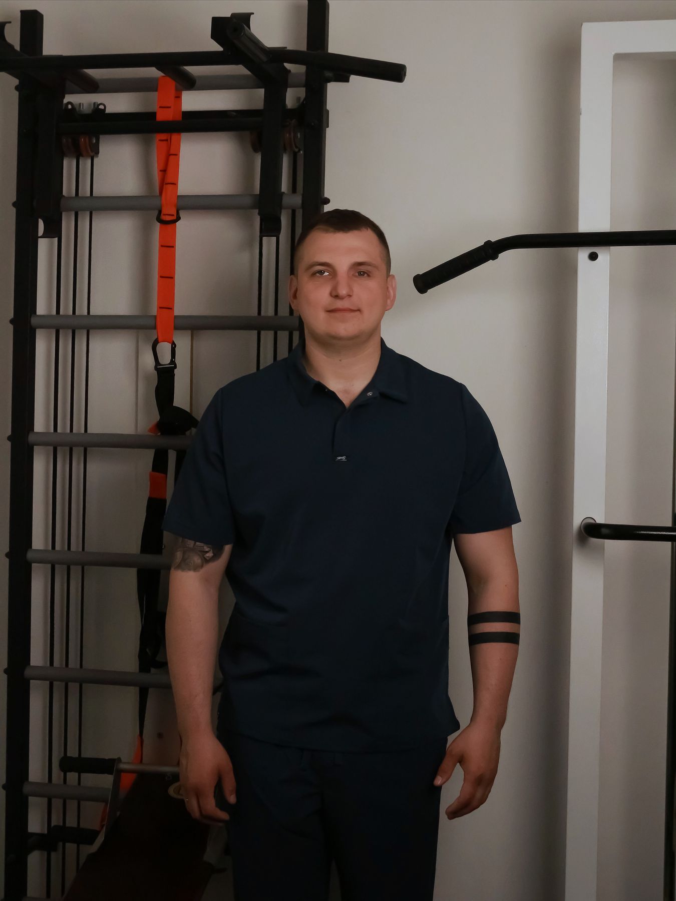 Євген Соменко в реабілітаційному залі